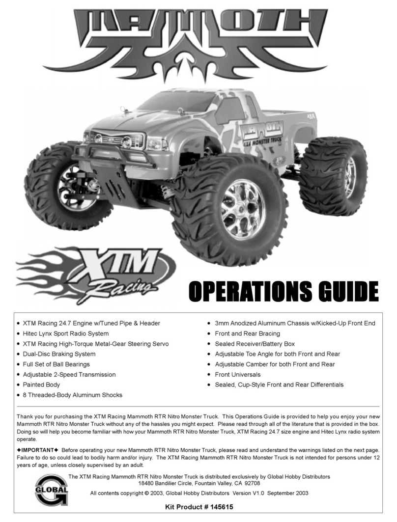 XTM Racing Mammoth Operation guide XTM Racing Mammoth Operation guide