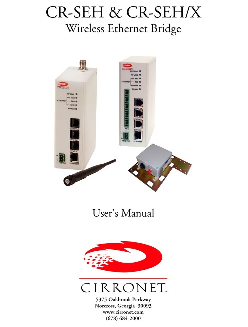 Cirronet CR-SEH user manual