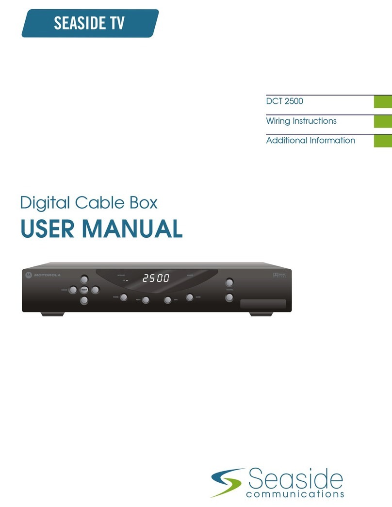 Motorola DCT2500 user manual