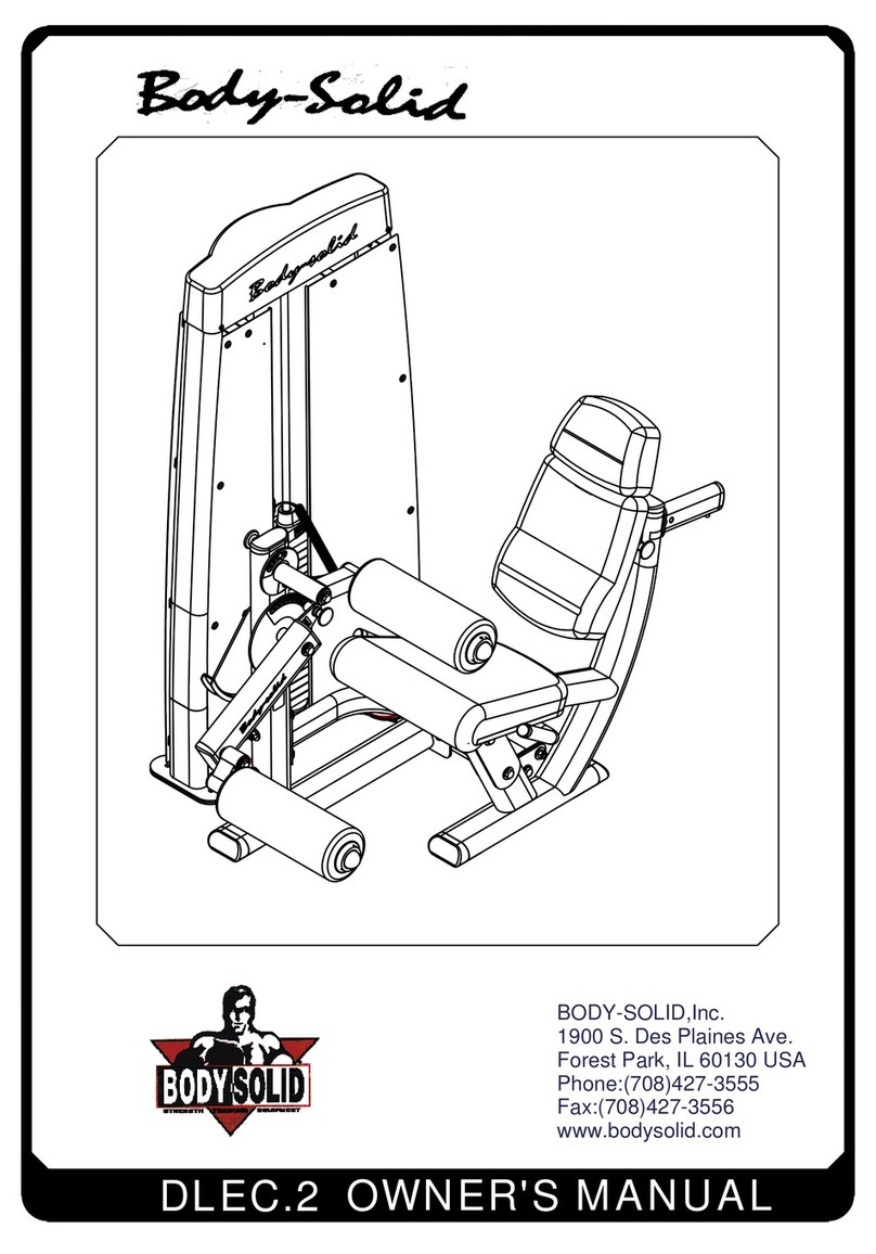 Body Solid DLEC.2 owner's manual