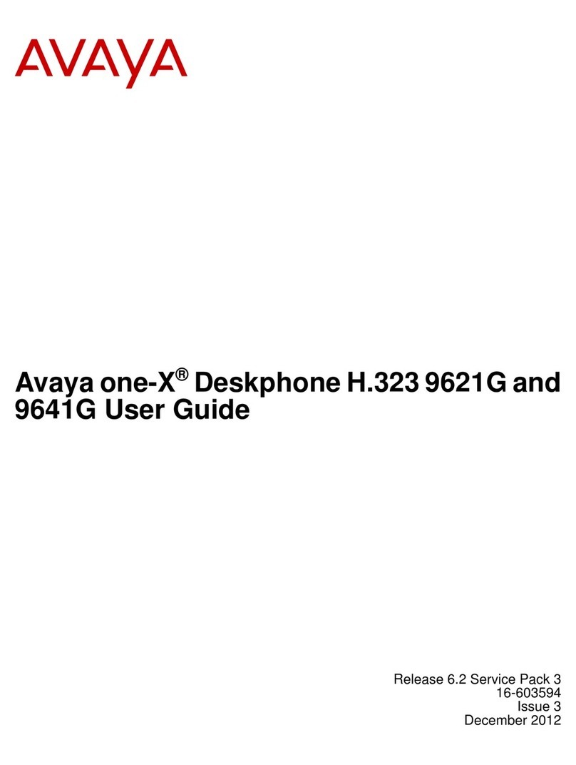 Avaya one-X 9621G User manual