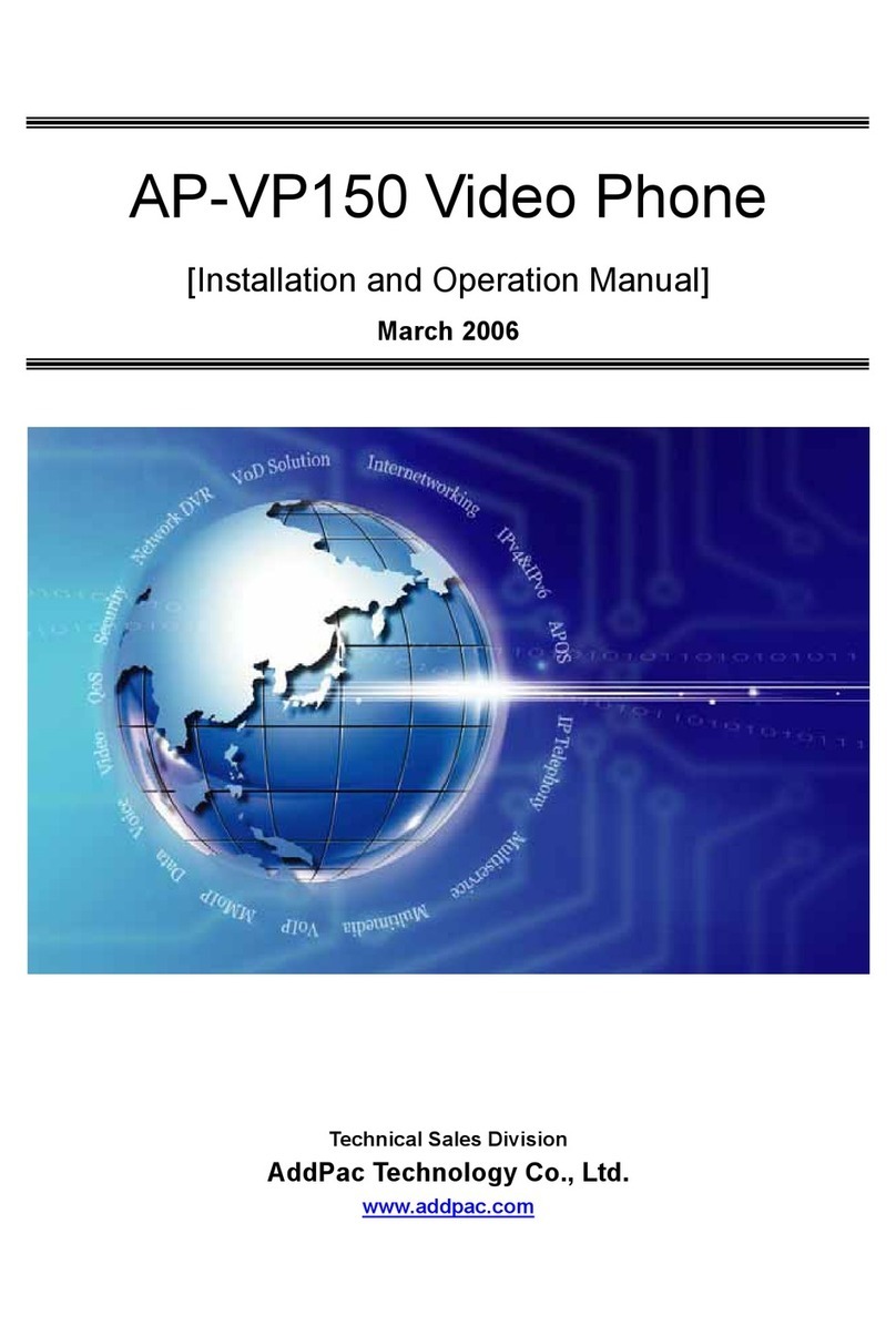 AddPac AP-VP150 User manual