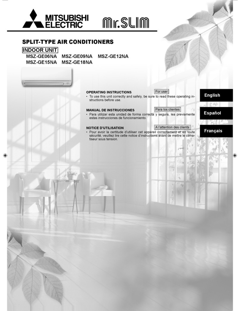 Mitsubishi Electric Mr. Slim MSZ-GE06NA User manual
