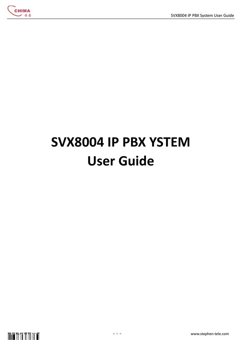 Stephen SVX8004 User manual