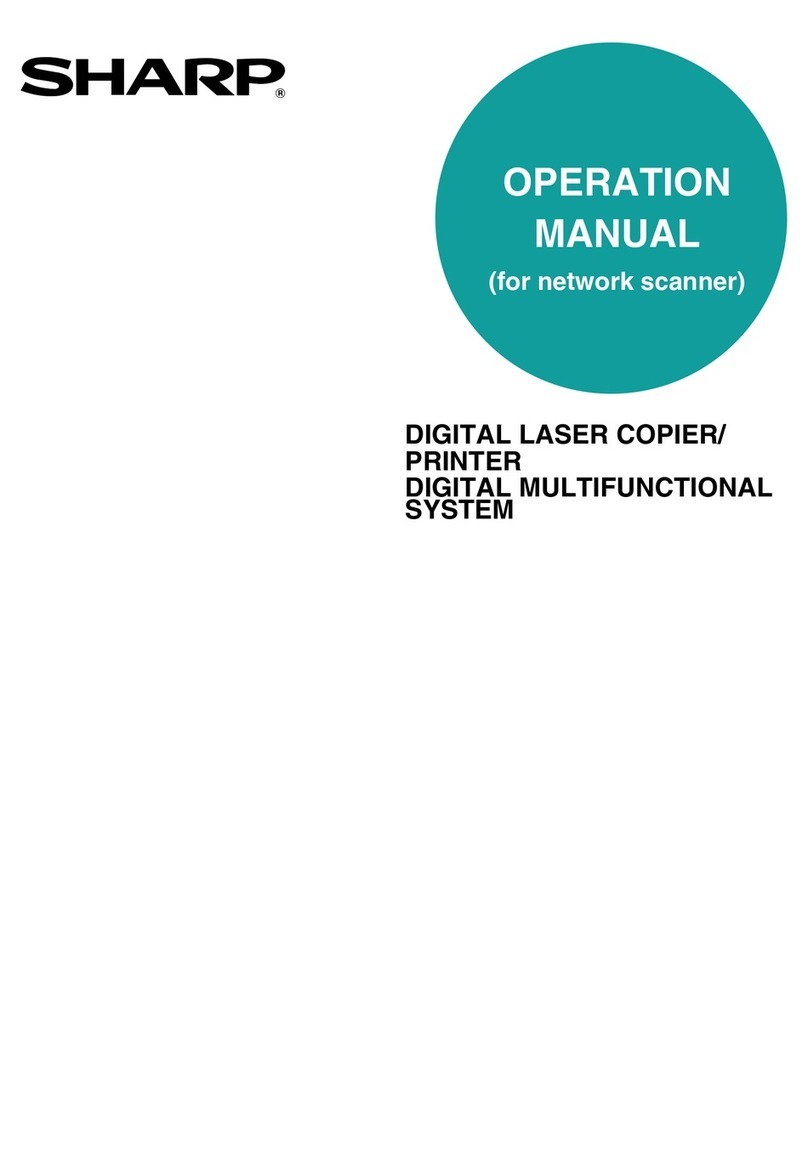 Sharp DIGITAL LASER COPIER/PRINTER Operation manual