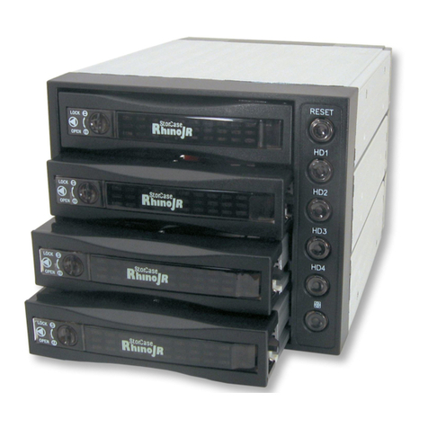 StorCase Technology Rhino JR RJR400 User manual StorCase Technology Rhino JR RJR400 User manual