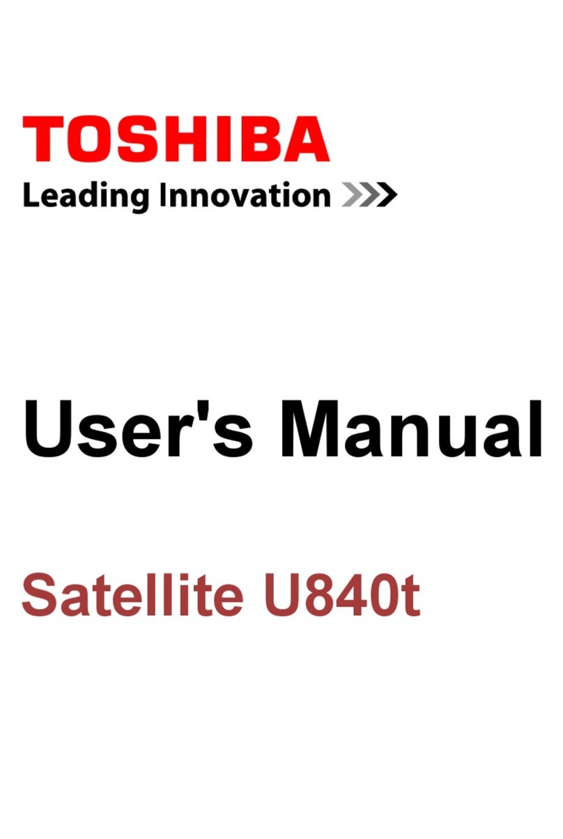 Toshiba Satellite U840t user manual