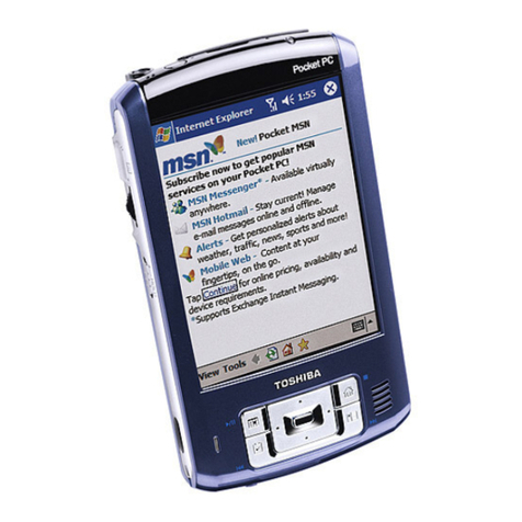 Toshiba POcket PC e830 Series User manual