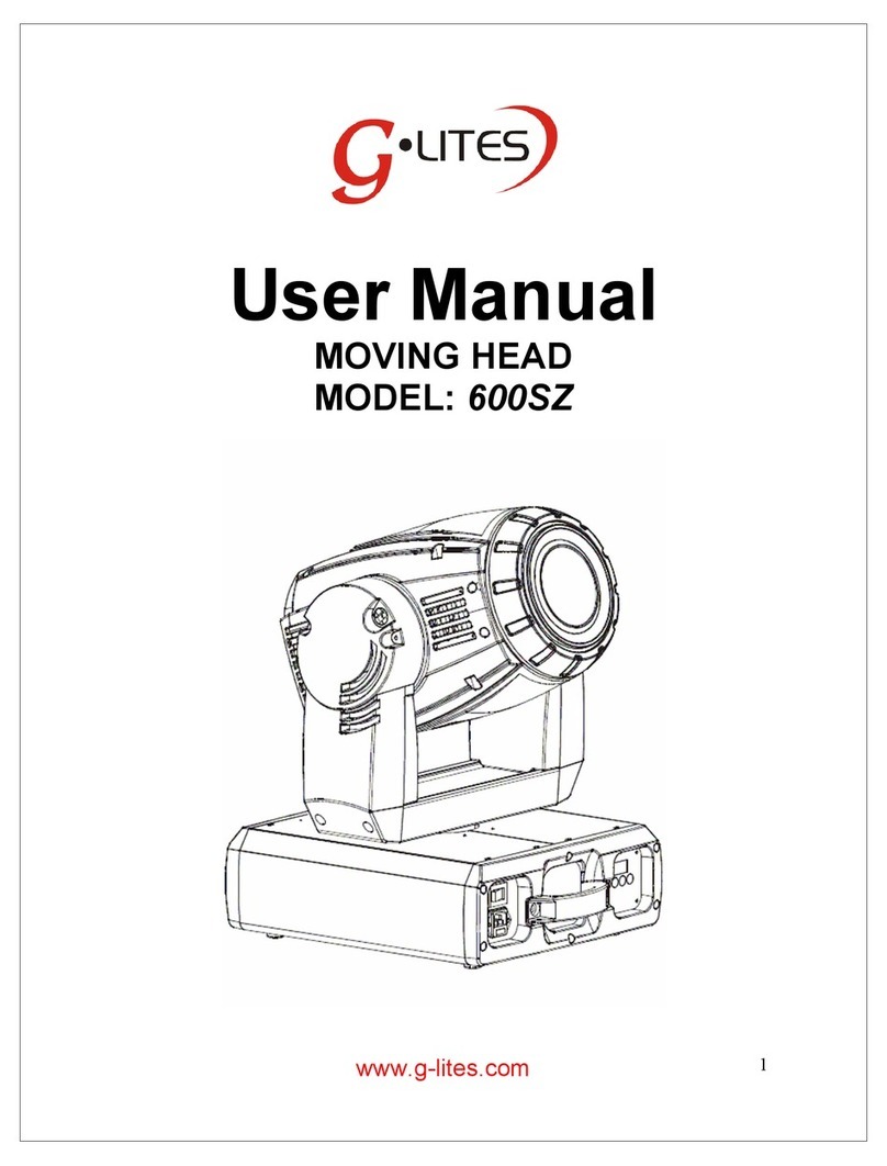 g-lites 600SZ user manual