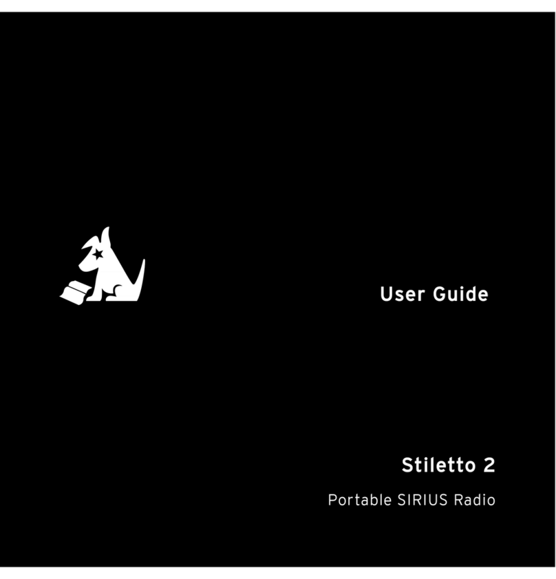 Sirius Satellite Radio SIRIUS STILETTO 2 user guide