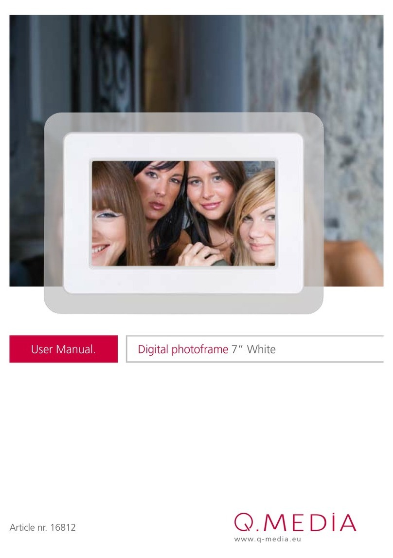 Qmedia Digital photoframe User manual