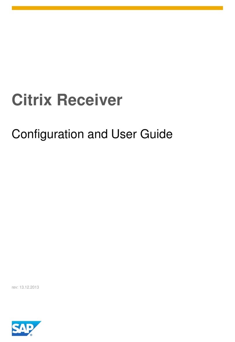 SAP Citrix Configuration and user's guide