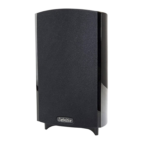 Definitive Technology ProMonitor 800 User manual