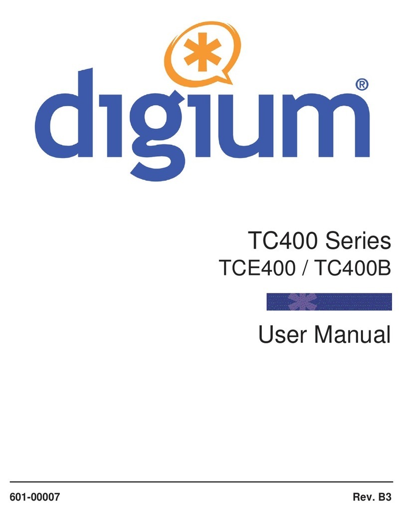 Digium TCE400 User manual