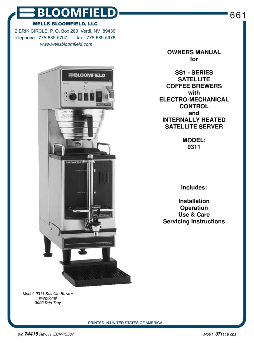 Bloomfield 9311 User manual