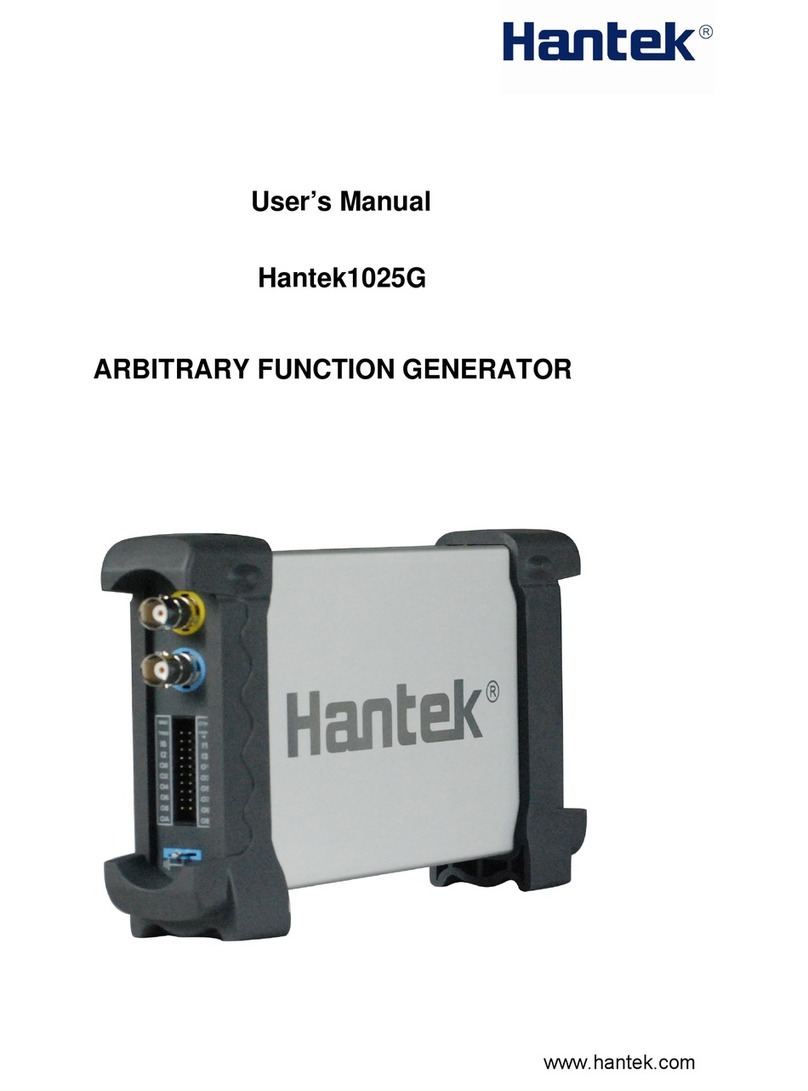 Hantek 1025G user manual