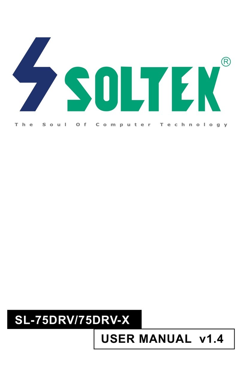 SOLTEK SL-75DRV-X user manual