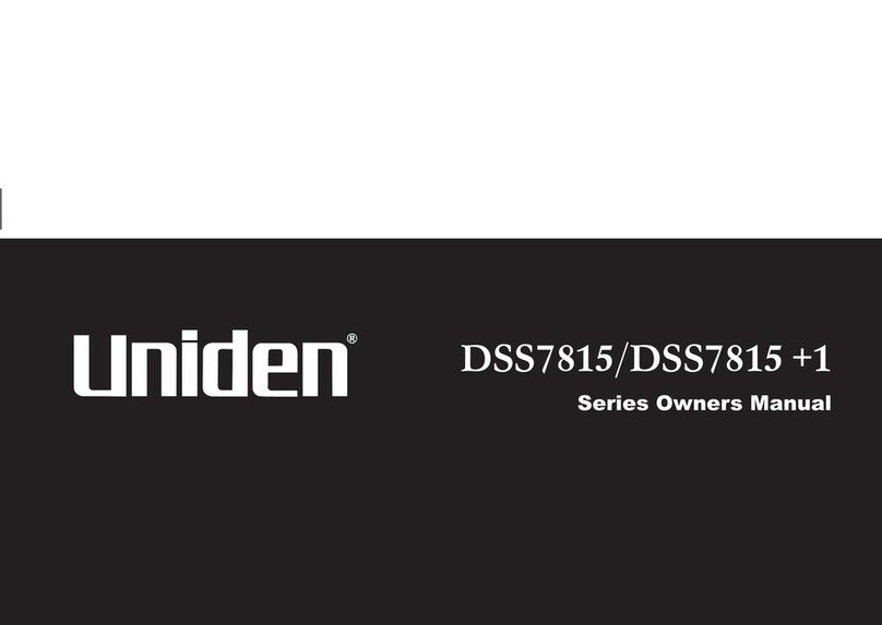Uniden DSS7815 Series User manual