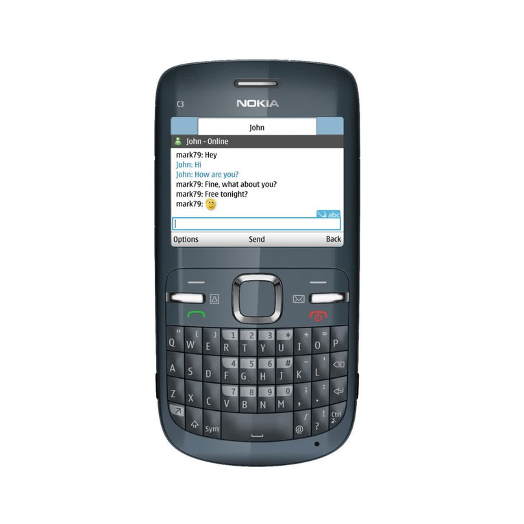 Nokia C3 User manual Nokia C3 User manual