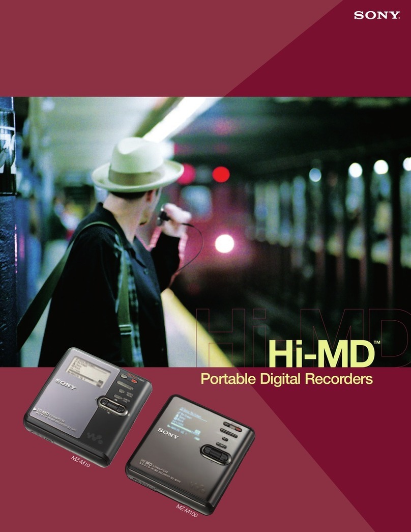 Sony MZ-M10 Brochure & specs