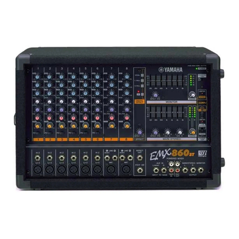 Yamaha EMX860ST User manual
