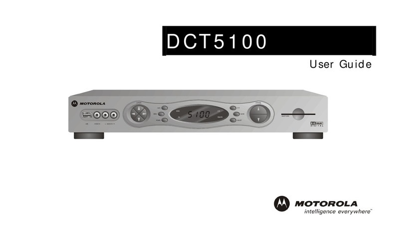 Motorola DCT5100 User manual