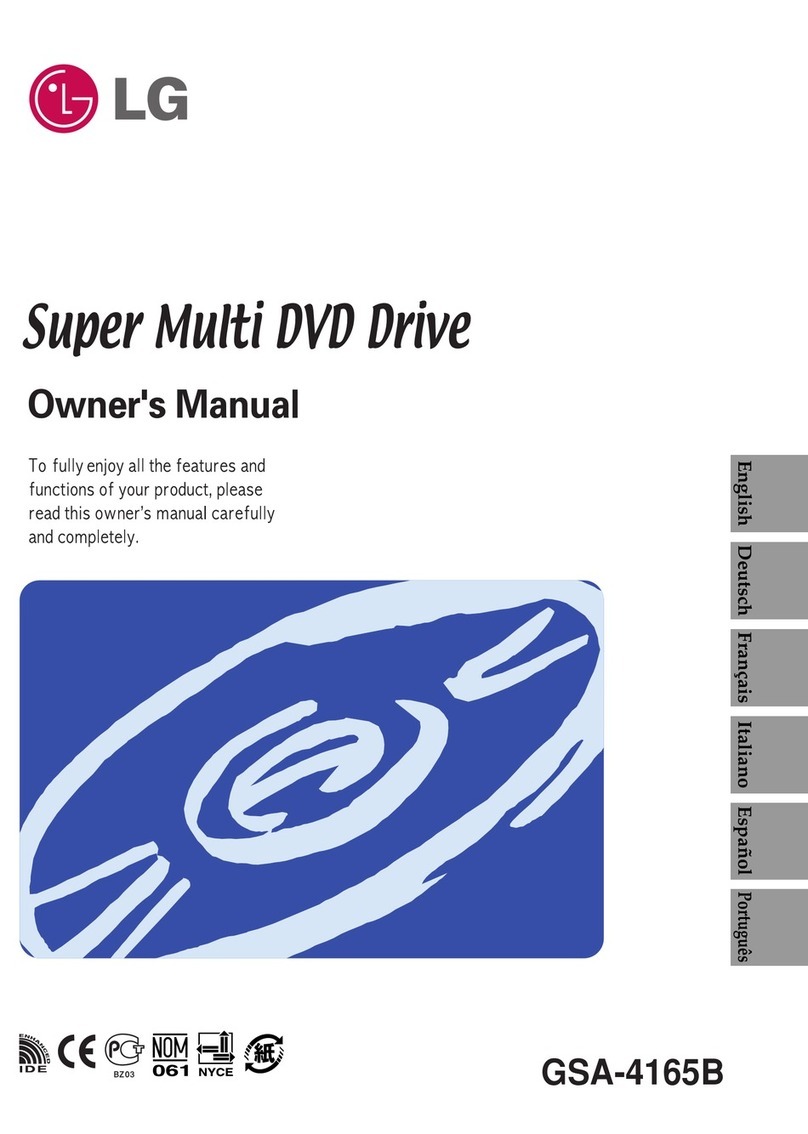 LG GSA-4165B User manual