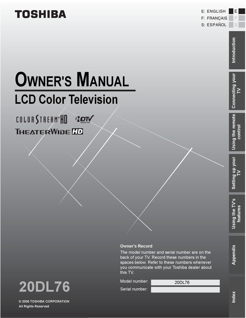 Toshiba 20DL76 User manual