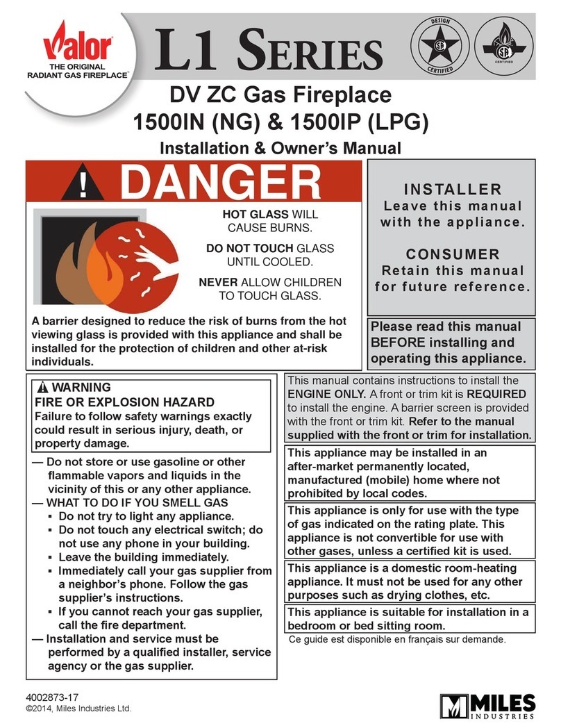 Valor 1500IN Operating instructions