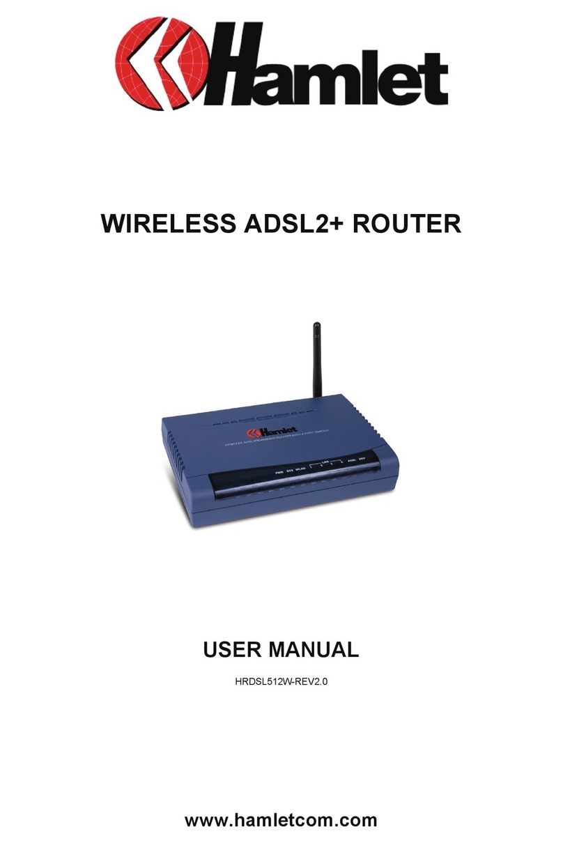 Hamlet HRDSL521W user manual