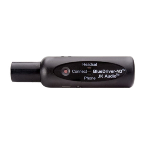 JK Audio BlueDriver-M3 User manual