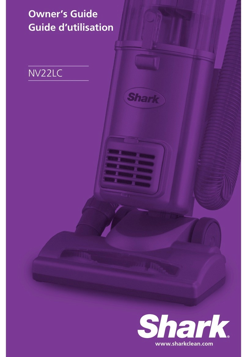 Shark NV22LC owner's guide