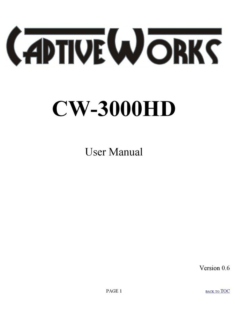 CaptiveWorks CW-3000HD user manual