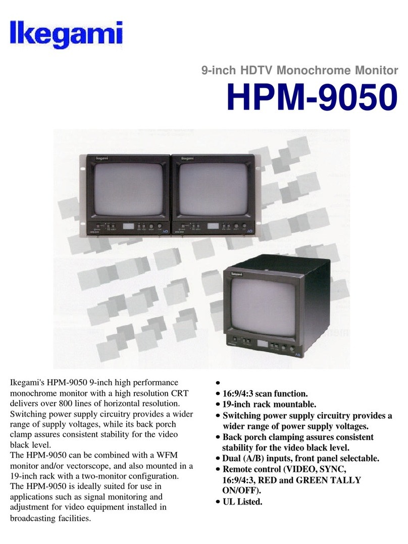 Ikegami HPM-9050 User manual