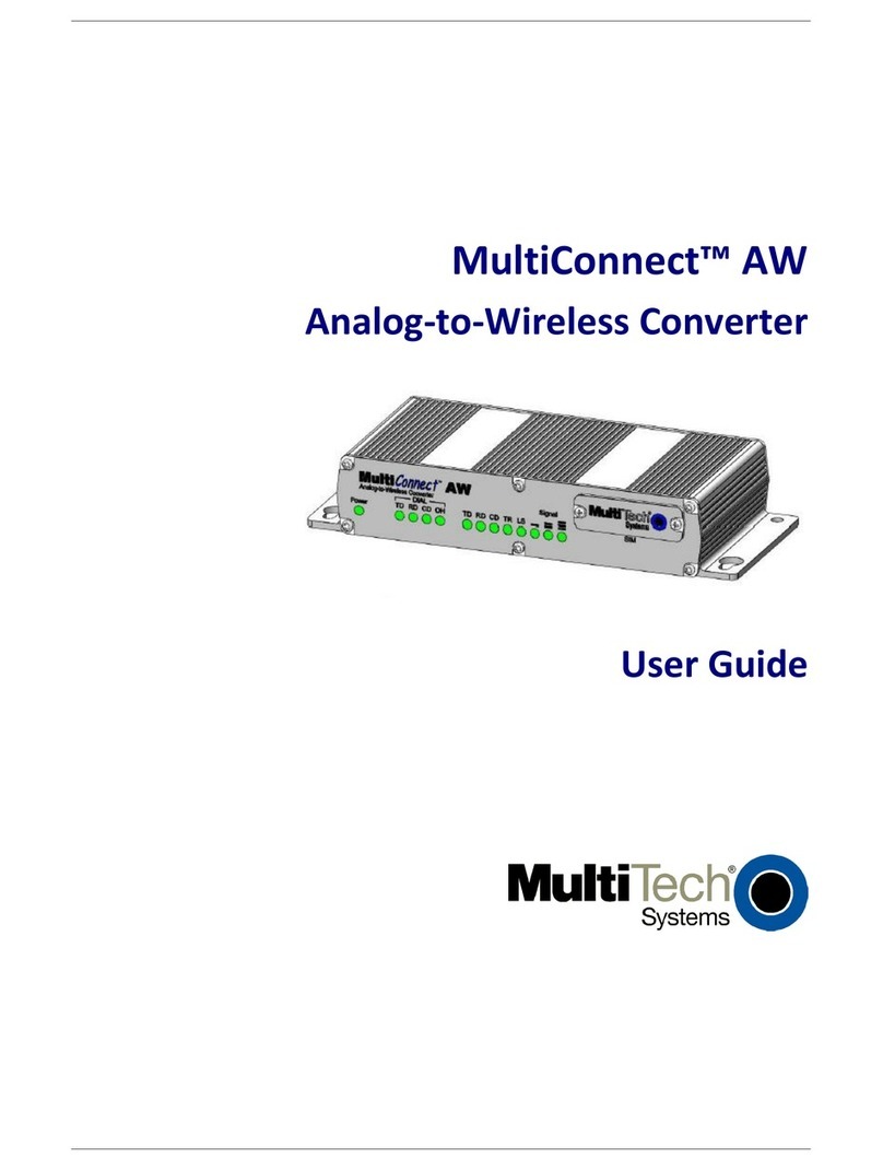 Multitech MultiConnect AW user guide