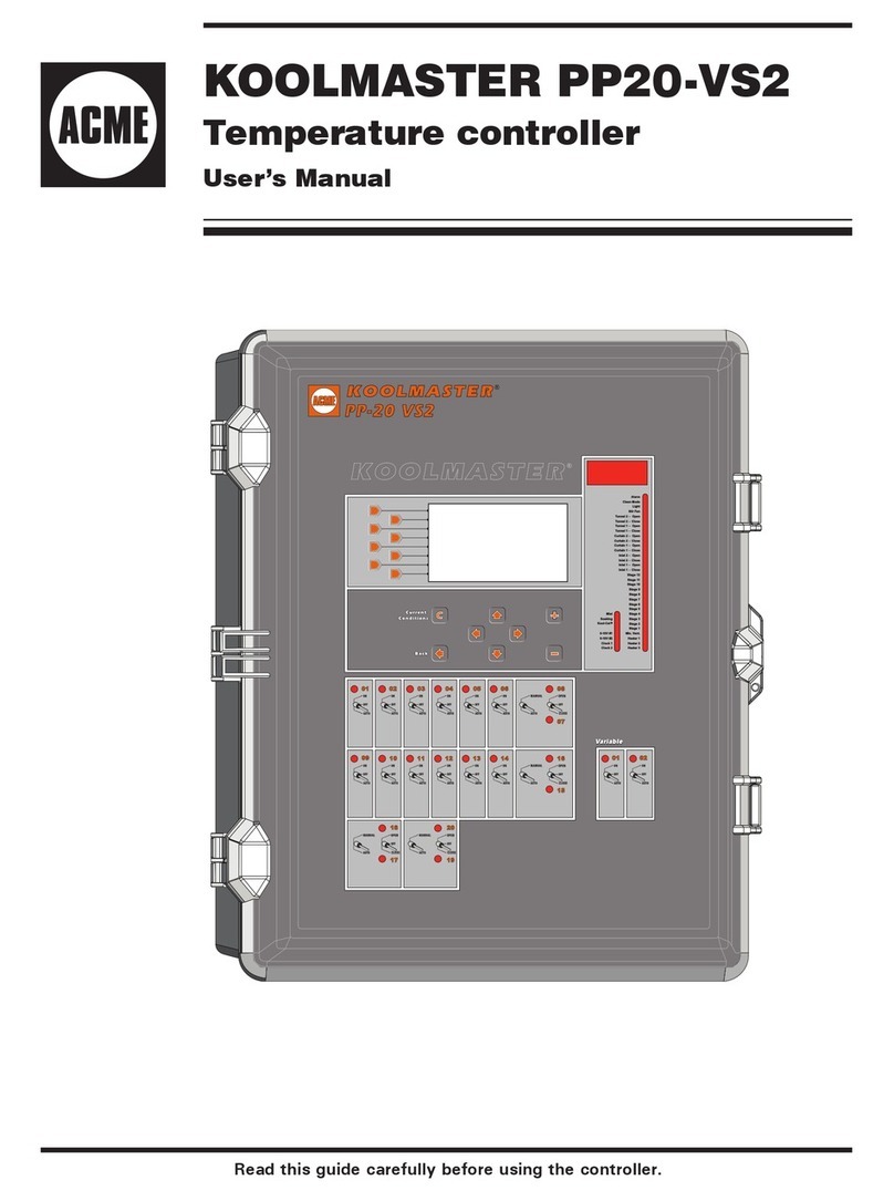 ACME Koolmaster PP20-VS2 user manual