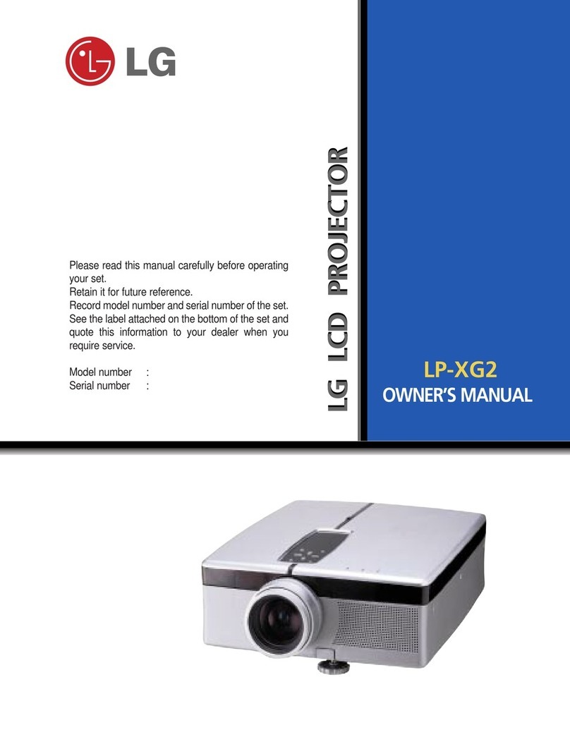 LG LP-XG2 owner's manual