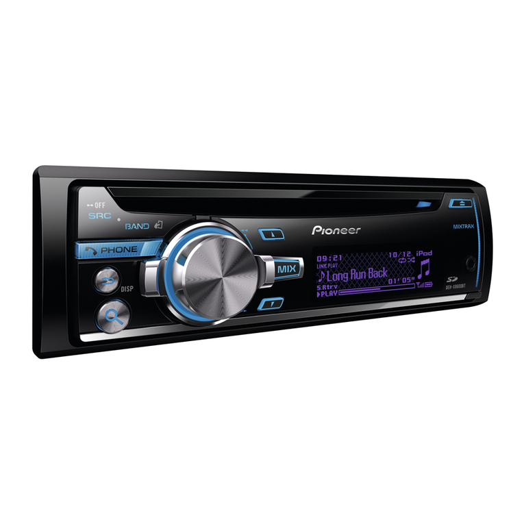 Pioneer DEH-X9600BT Operation manual