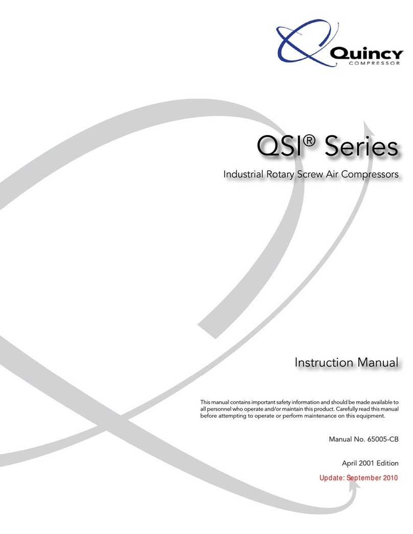 Quincy Compressor QSI Series User manual