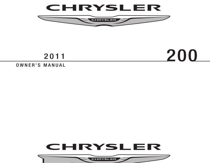 Chrysler 200 2011 owner's manual