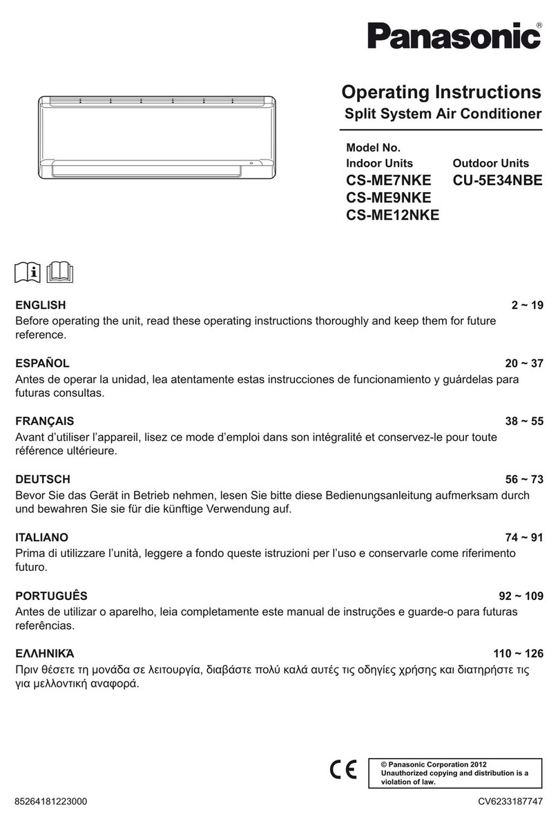 Panasonic CS-ME7NKE User manual