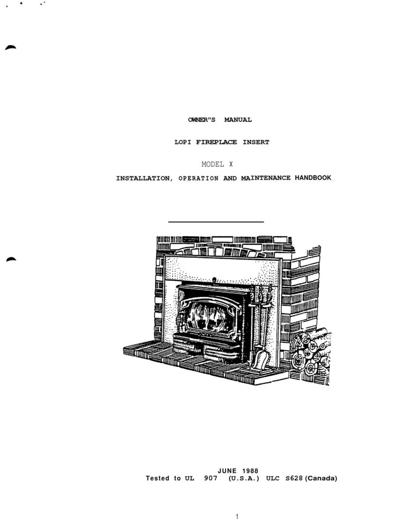Lopi X owner's manual