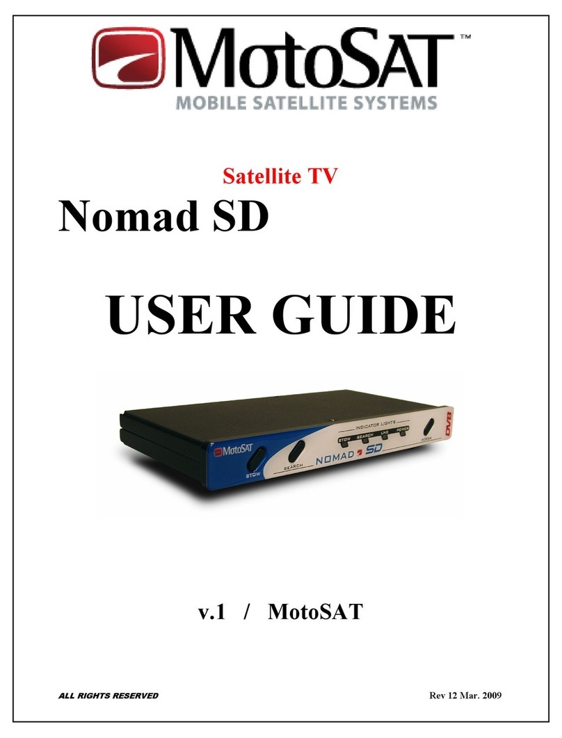 MotoSAT Nomad SD User manual