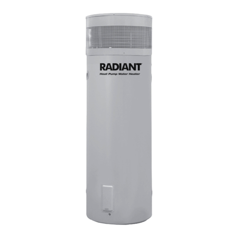 Radiant R2FHG4HW0C Installation instructions