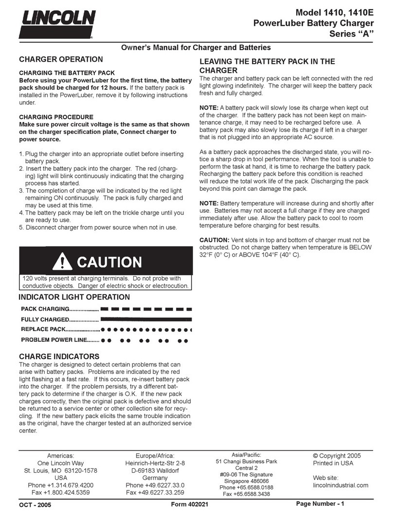 Lincoln 1410 owner's manual