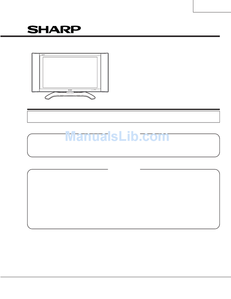 Sharp Aquos LC 26D5U User manual