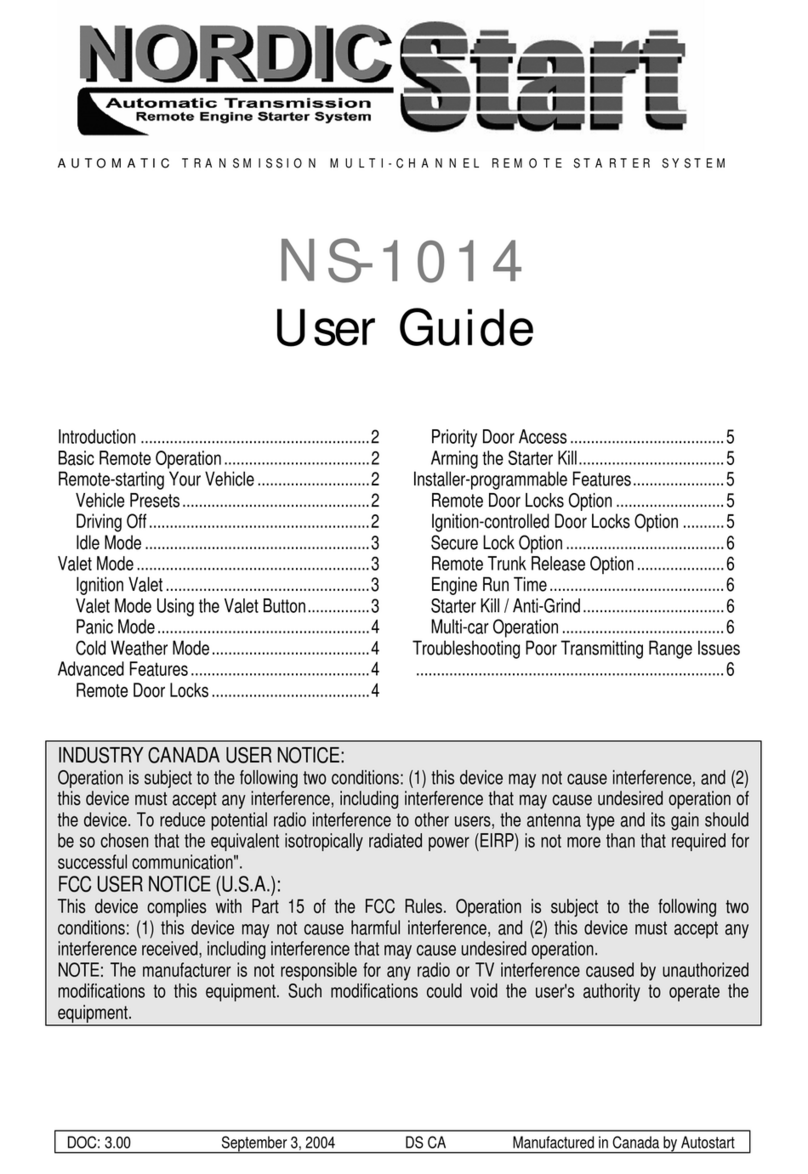 Nordic Start NS-1014 User manual