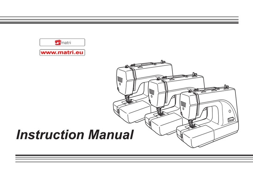 MATRI Sewing Machine instruction manual MATRI Sewing Machine instruction manual