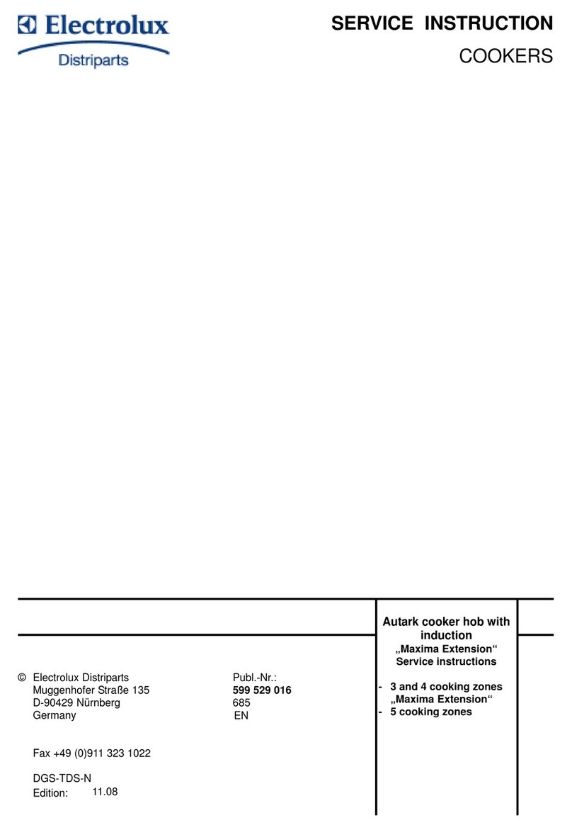Electrolux Electric and Gas Cookers Operating instructions