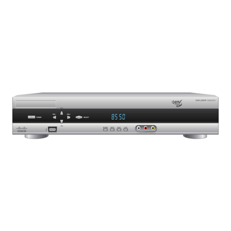 Cisco Explorer 8550HDC Quick reference guide